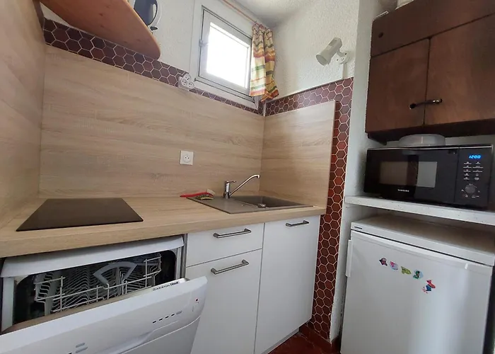 Chaleureux Pres Des Pistes, 4 Pers, - Fr-1-516-42 Апартаменты Ле дез Альп